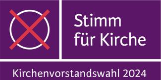 Logo Stimm für Kirche - Kirchenvorstandswahl 2024