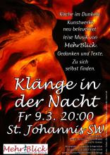 Plakat Klänge in der Nacht