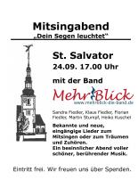 Plakat Mitsingabend
