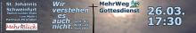schmales Banner MehrWegGottesdienst