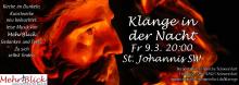 Plakat Klänge in der Nacht