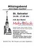 Plakat Mitsingabend